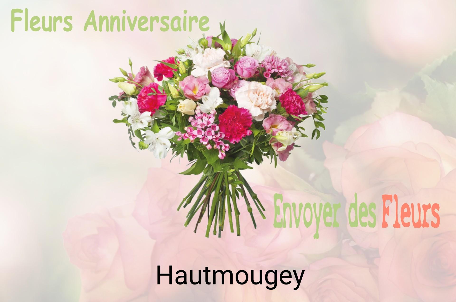 Bouquet de fleurs d’anniversaire livré à Hautmougey